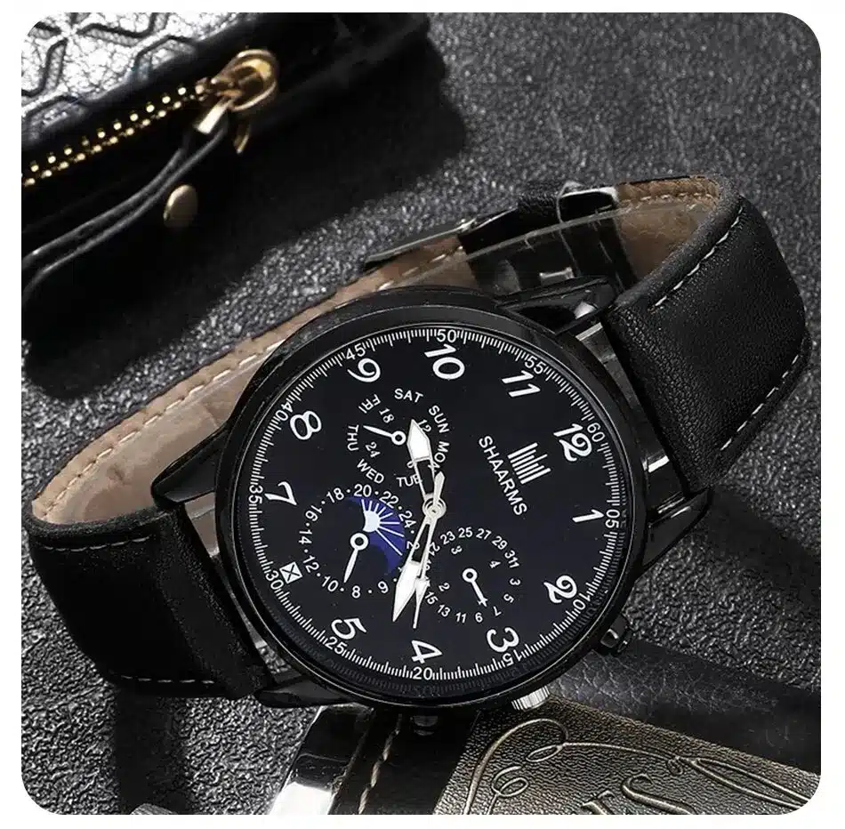Majestuoso Reloj De Cuarzo Potencia Tu Estilo