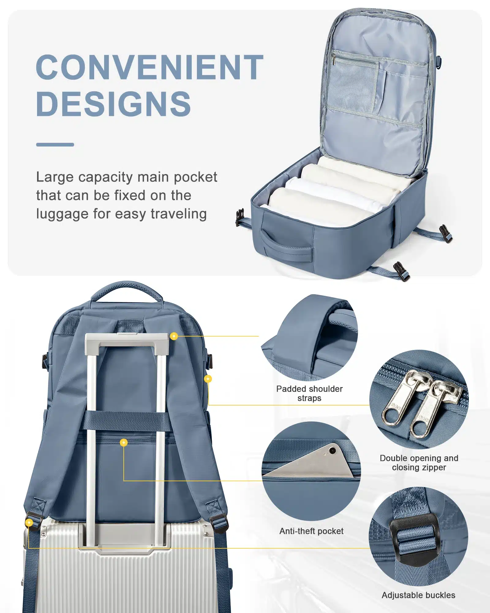 Mochila Resistente El Complemento Perfecto