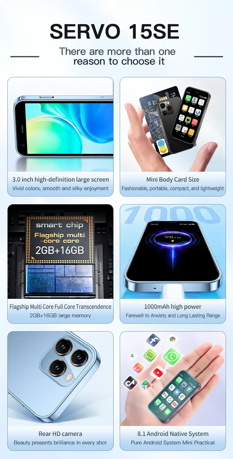 Pequeño Teléfono Inteligente Android: Rápido Y Auténtico