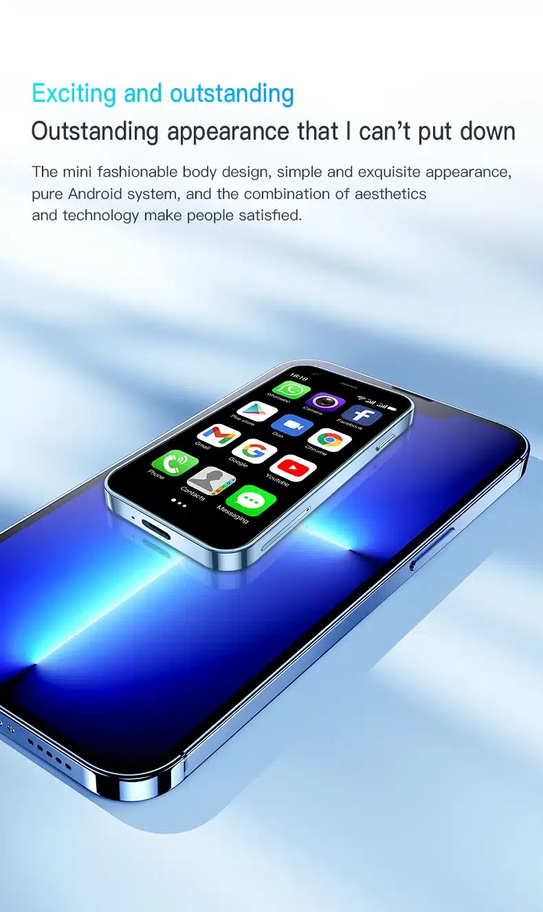 Pequeño Teléfono Inteligente Android: Rápido Y Auténtico