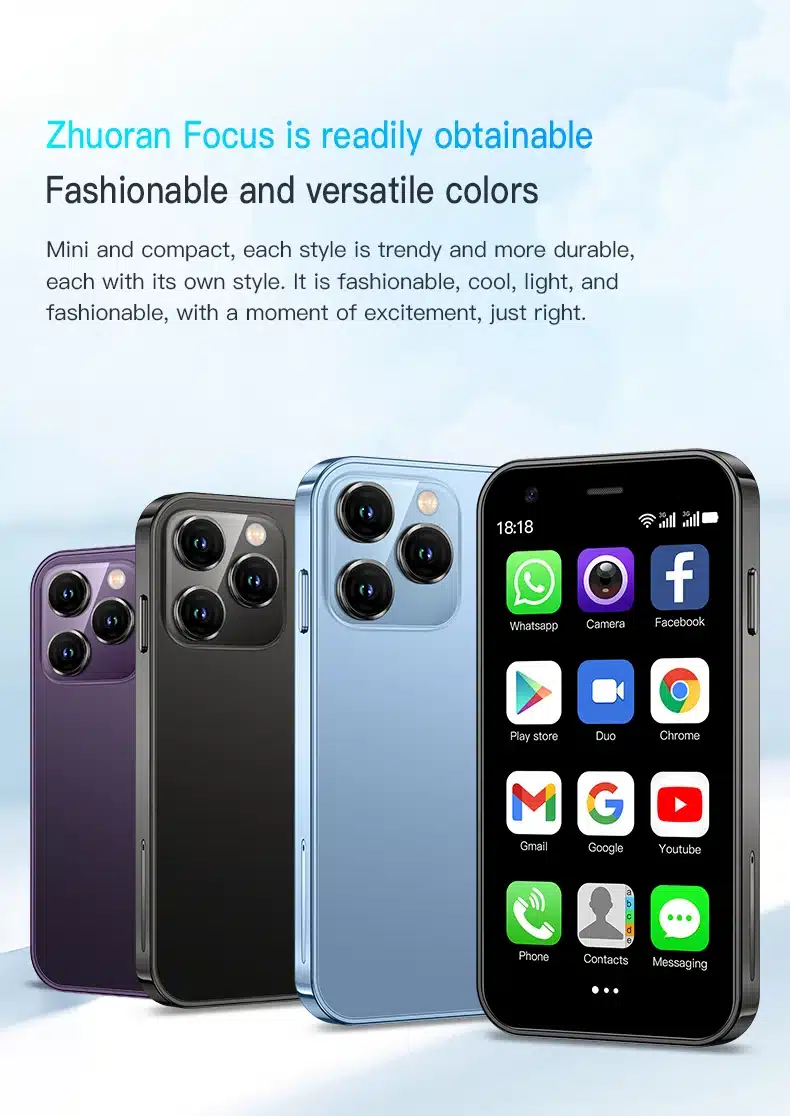 Pequeño Teléfono Inteligente Android: Rápido Y Auténtico