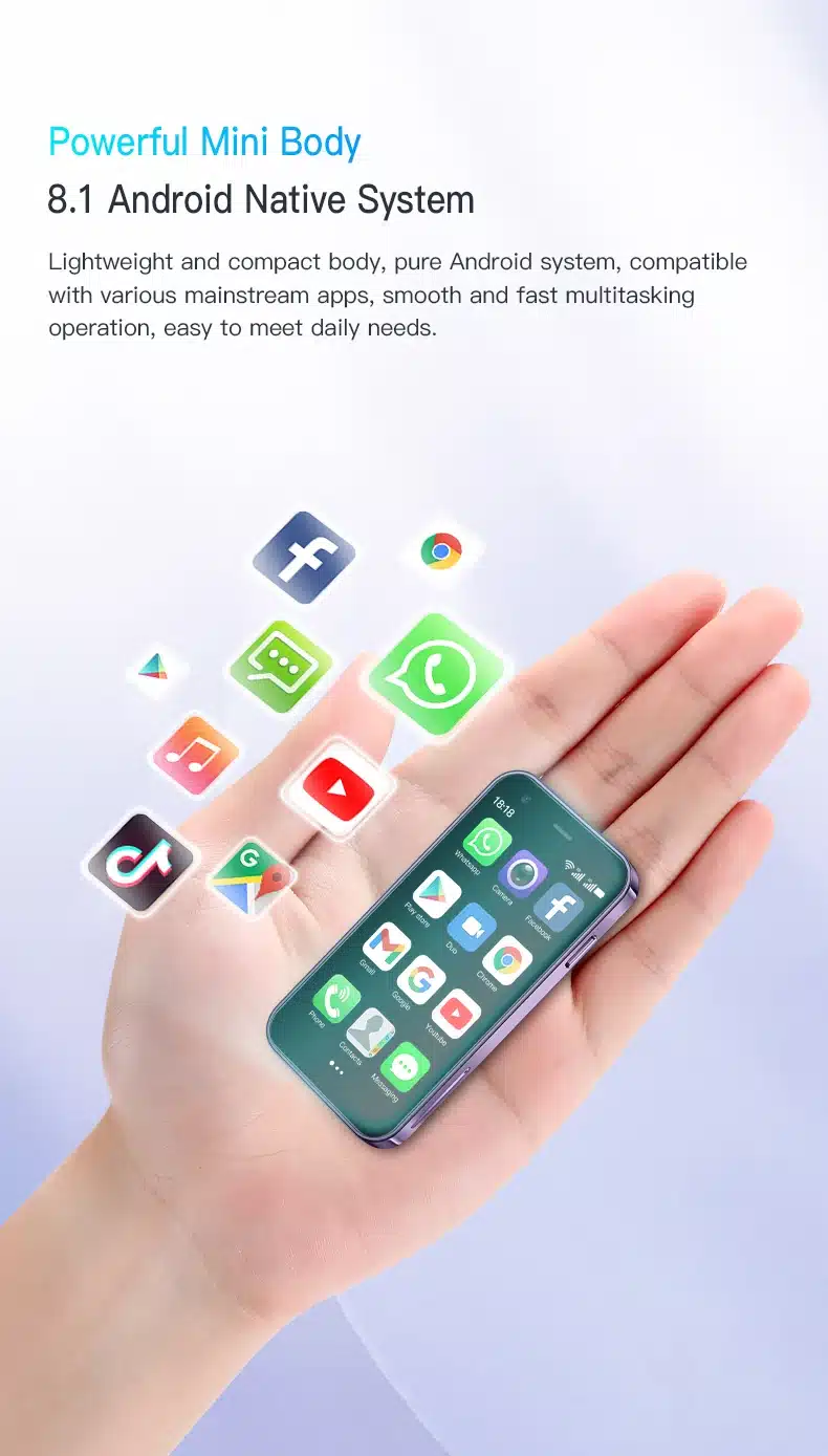Pequeño Teléfono Inteligente Android: Rápido Y Auténtico