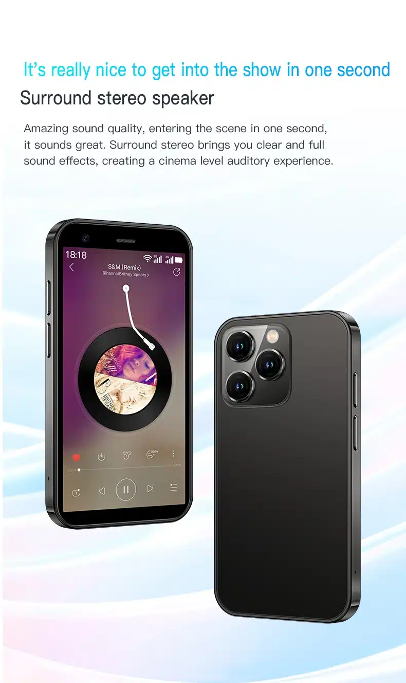Pequeño Teléfono Inteligente Android: Rápido Y Auténtico