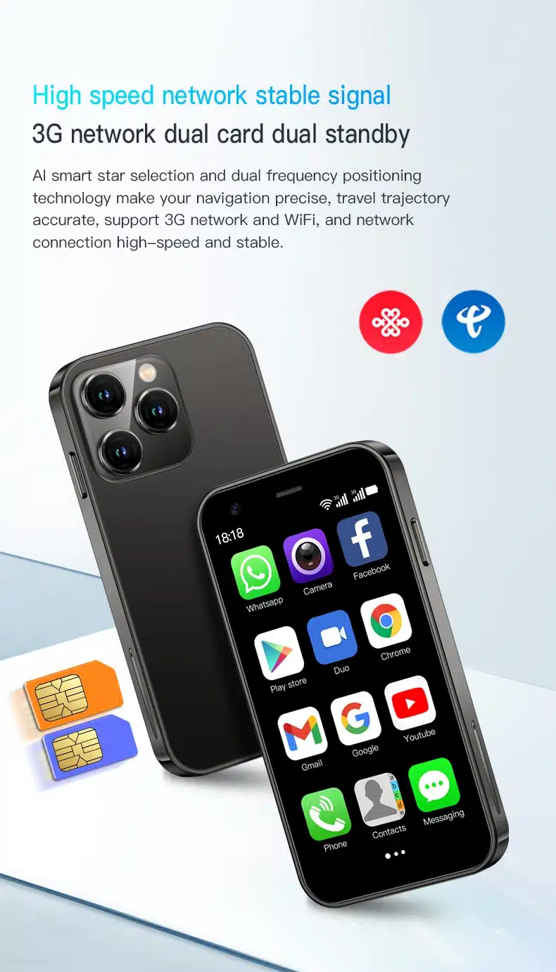 Pequeño Teléfono Inteligente Android: Rápido Y Auténtico
