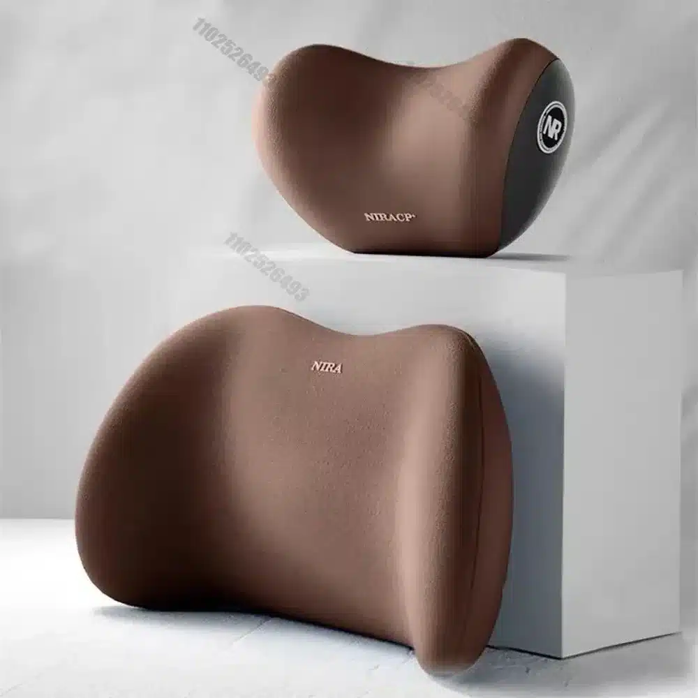 Soporte Lumbar Y Reposacabezas Esencial Para Carro