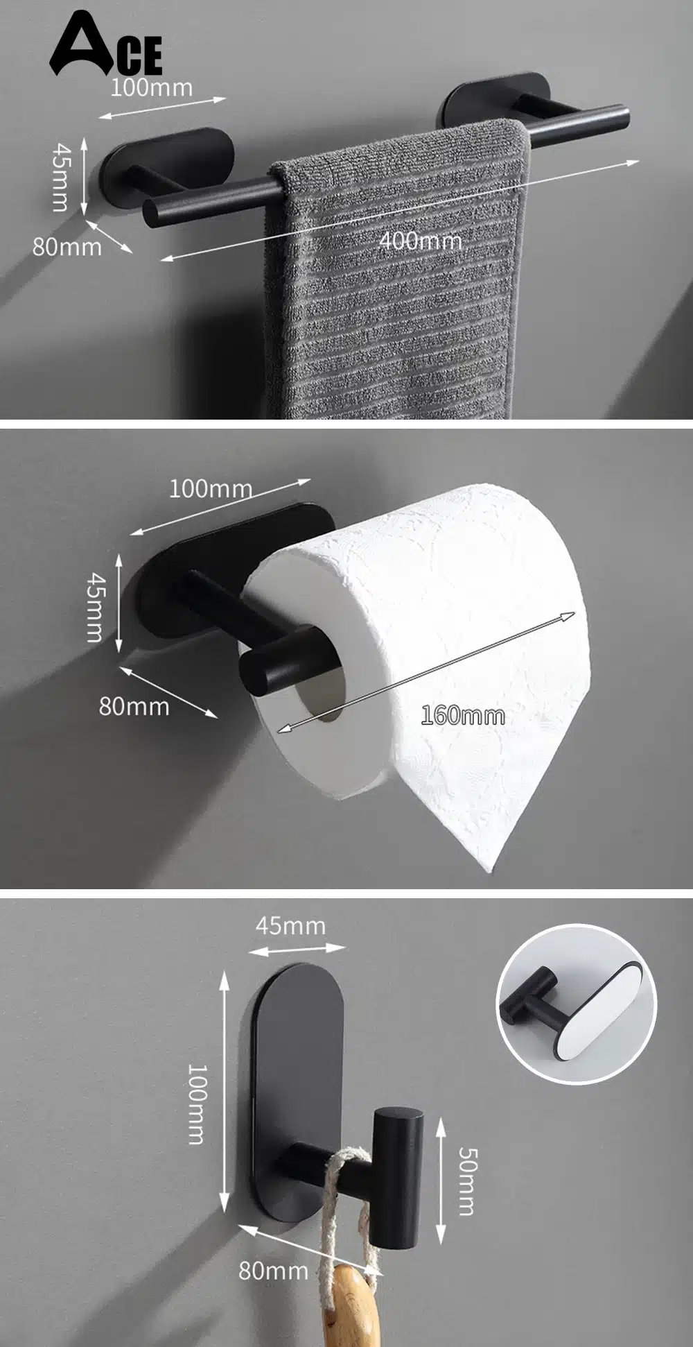 Toallero De Acero Inoxidable Para Baño De Calidad Y Duradero