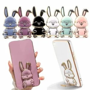 Imagen del producto Soporte de anillo de conejito para móvil: ¡Práctico y adorable! | Compra online en Tiendafiable