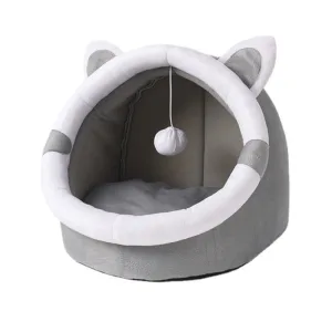 Cama para gatos con bola juguete: comodidad y diversión en uno