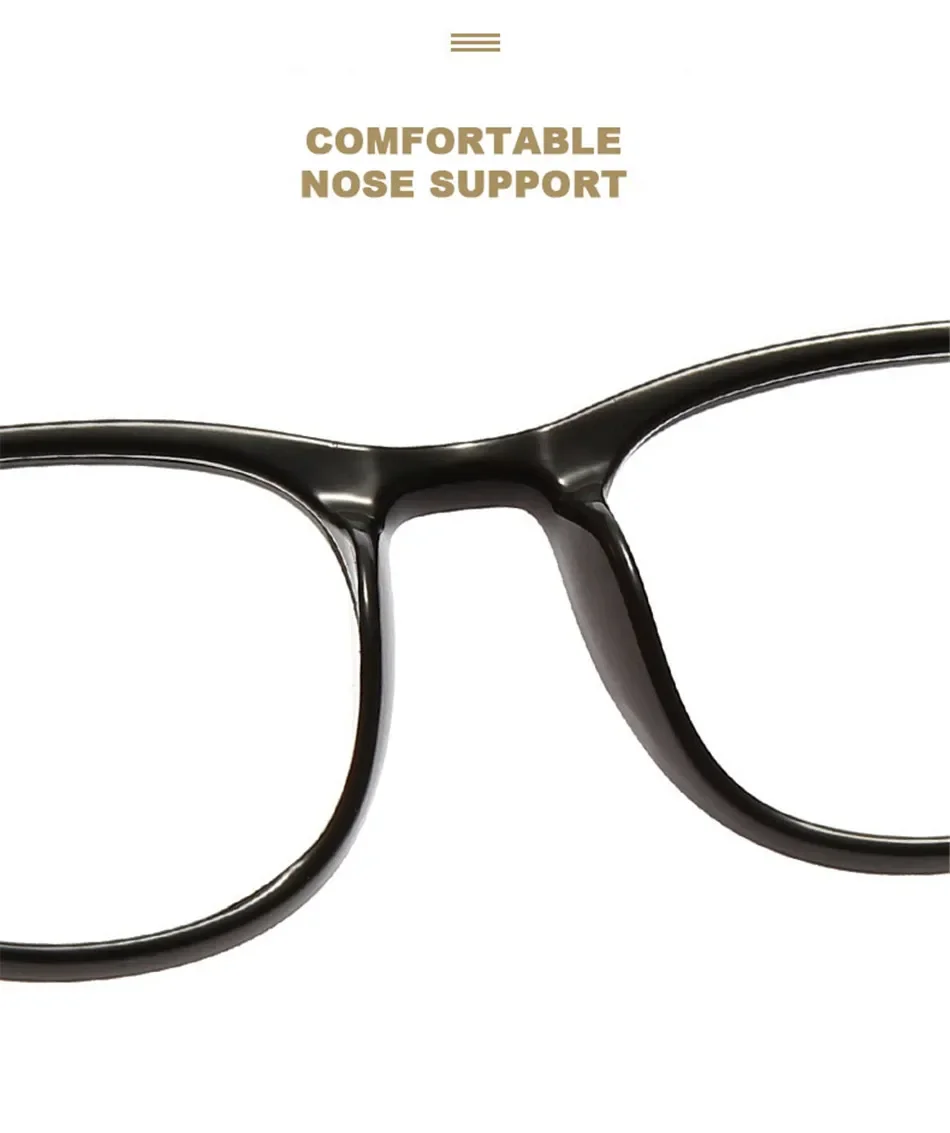 Montura De Gafas De Ordenador Transparente Clásica Para Hombre Y Mujer