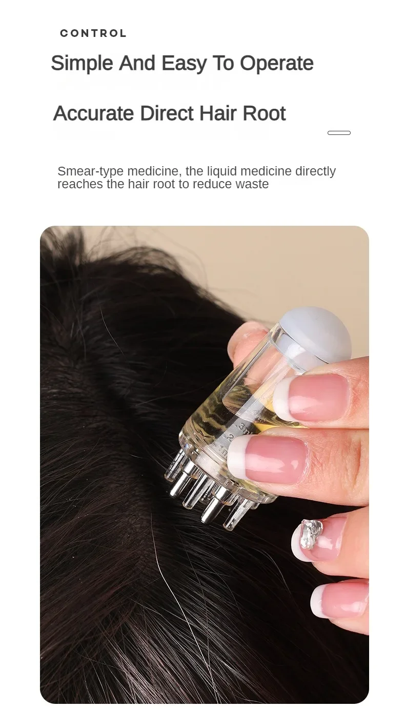 Aplicador De Cuero Cabelludo: Peine Líquido Para Un Cabello Saludable