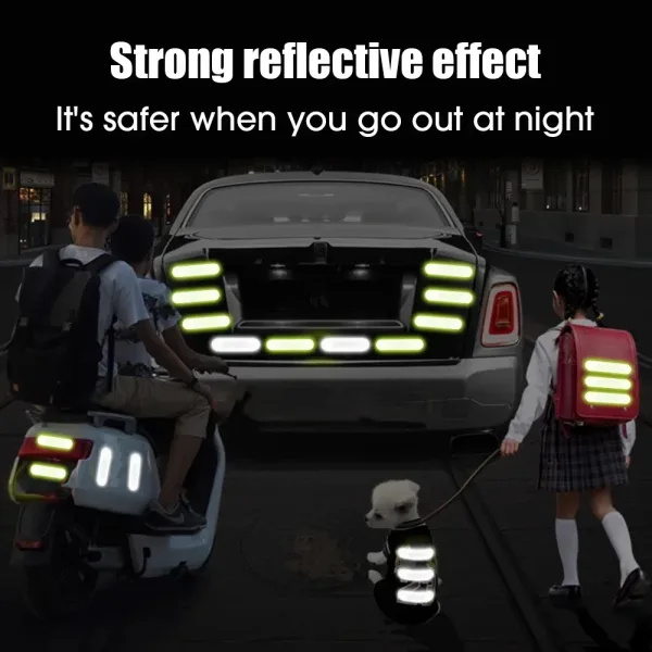 Imagen Del Producto Pegatinas Reflectantes De Advertencia Para Casco | Compra Online En Tiendafiable