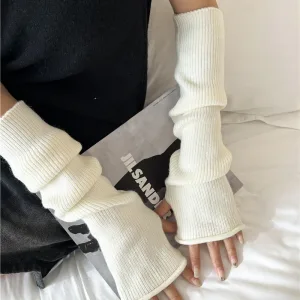 Imagen del producto Guantes Largos de Punto sin Dedos: Estilo Inolvidable y Comodidad | Compra online en Tiendafiable