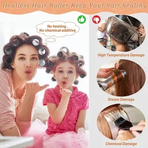 Imagen del producto Rizadores de pelo sin calor: Crea peinados perfectos sin dañar tu cabello | Compra online en Tiendafiable