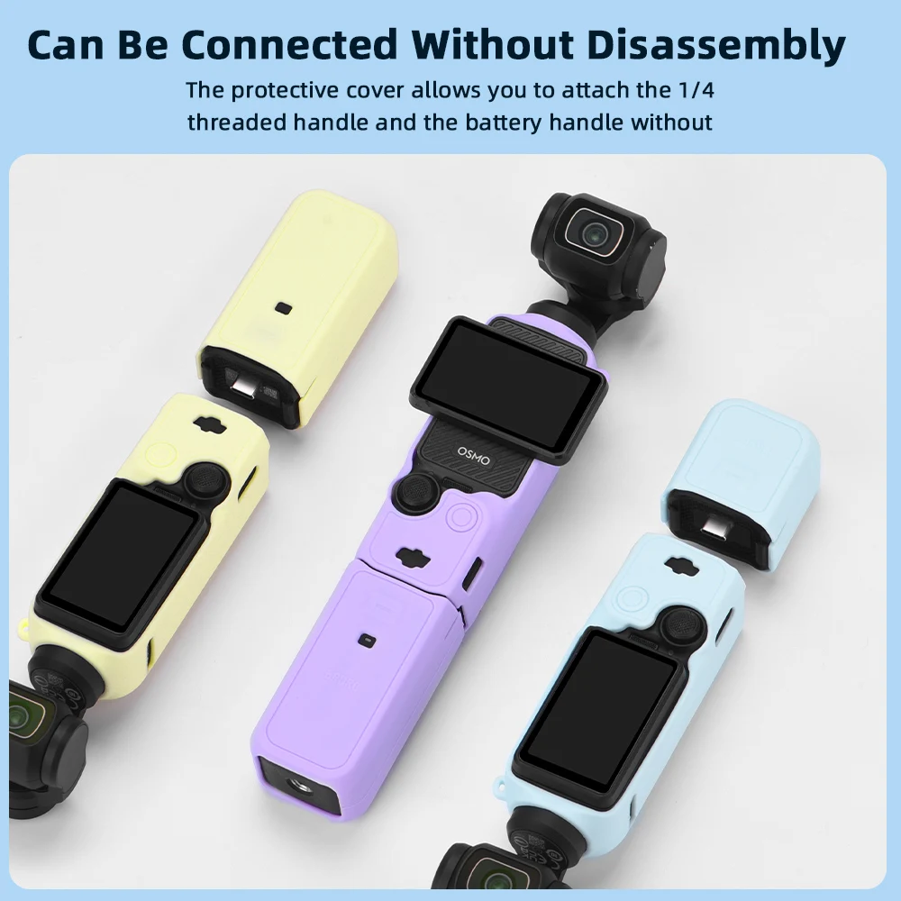 Funda Para Dji Osmo Pocket 3, Funda Protectora De Silicona, Accesorios De Carcasa De Cámara