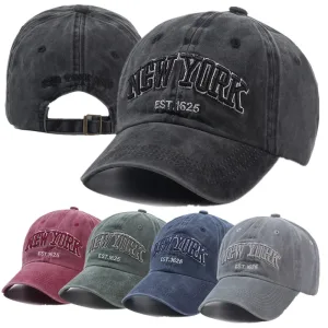 Imagen Del Producto 2024 Gorra De Algodón Lavada De Nueva York Para Hombres Y Mujeres | Compra Online En Tiendafiable