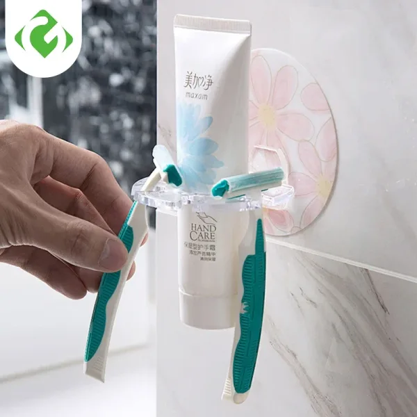 Imagen Del Producto Soporte Plástico Para Cepillos De Dientes: Organización Y Protección Dental | Compra Online En Tiendafiable