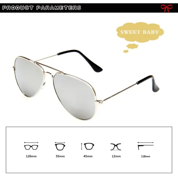 Imagen Del Producto Gafas De Sol Retro Para Niños Uv400 | Compra Online En Tiendafiable