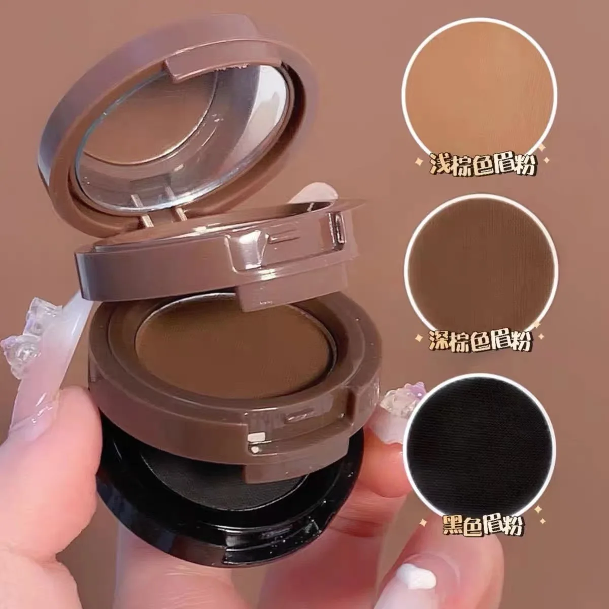 Paleta De Maquillaje 3 En 1: Versatilidad Y Estilo En Un Solo Producto