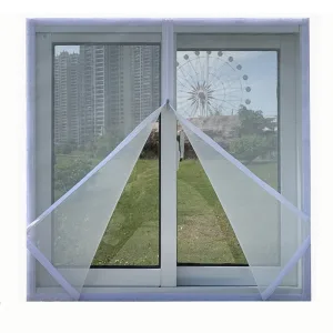Imagen del producto Malla de ventana blanca de varios tamaños con cremallera antimosquitos | Compra online en Tiendafiable