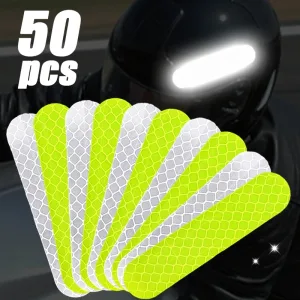 Imagen del producto Pegatinas reflectantes de advertencia para casco | Compra online en Tiendafiable