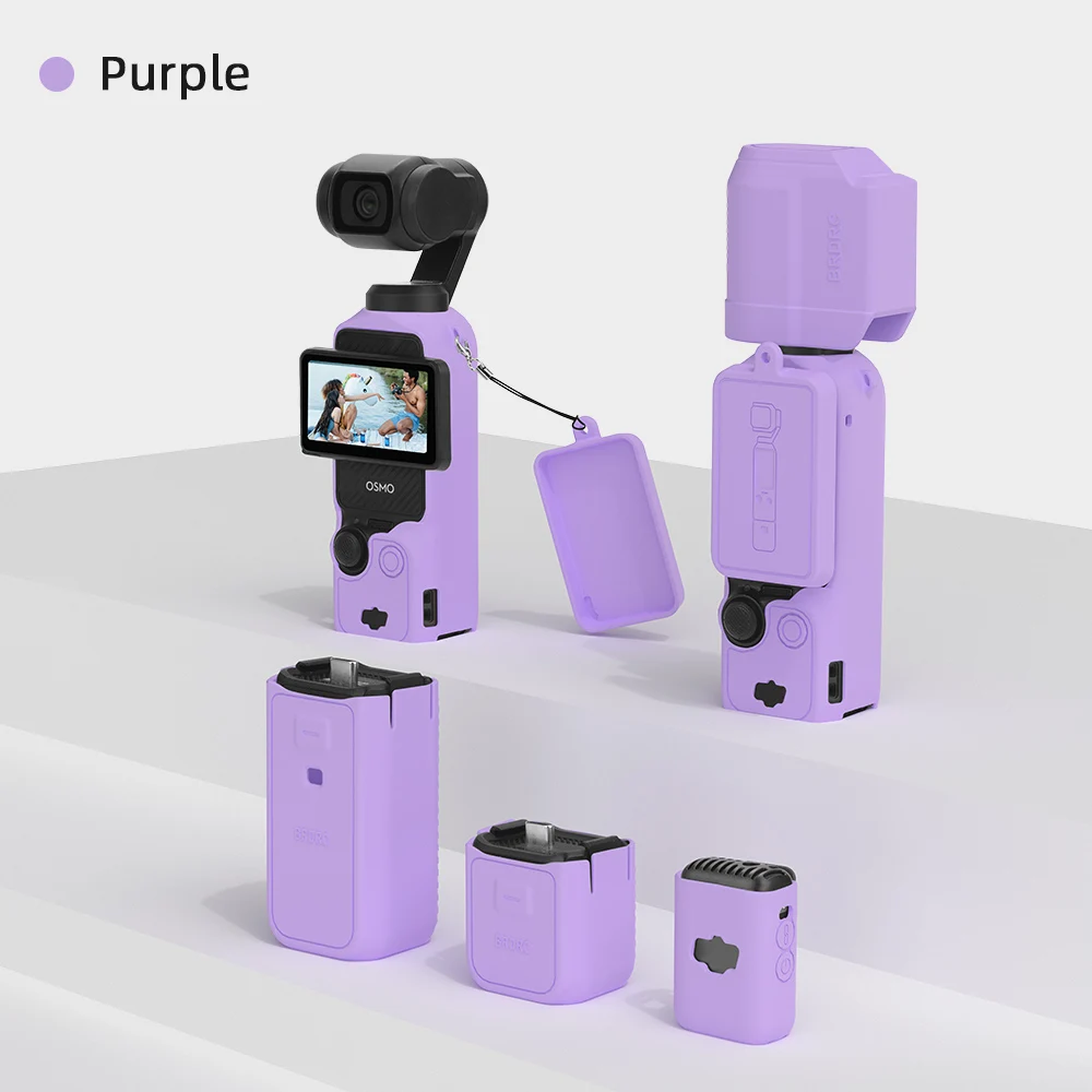 Funda Para Dji Osmo Pocket 3, Funda Protectora De Silicona, Accesorios De Carcasa De Cámara