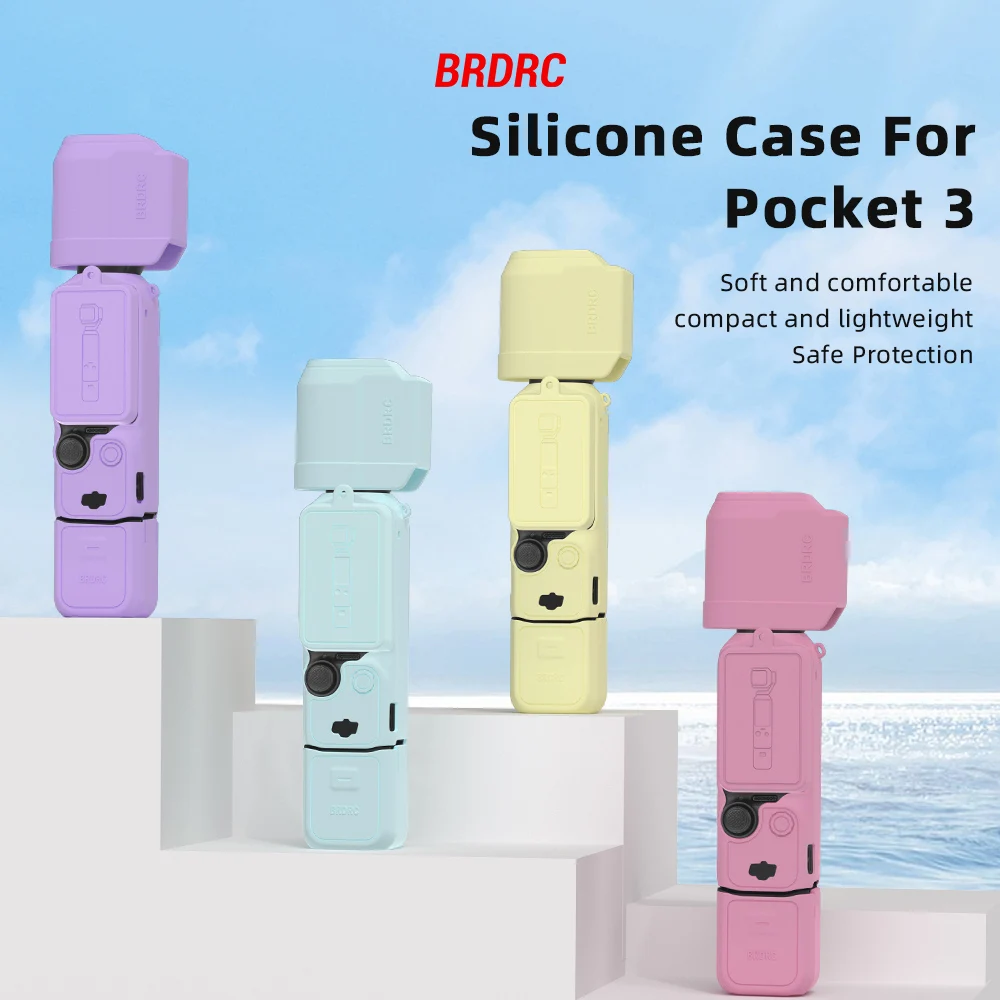 Funda Para Dji Osmo Pocket 3, Funda Protectora De Silicona, Accesorios De Carcasa De Cámara