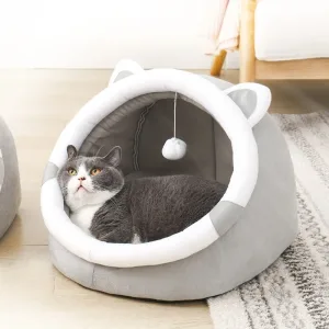 Imagen del producto Cama para gatos con bola juguete: comodidad y diversión en uno | Compra online en Tiendafiable