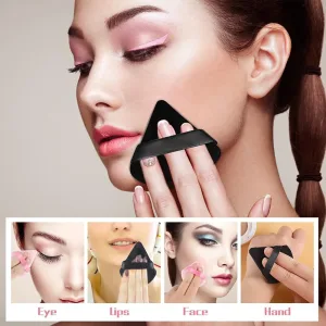 Imagen del producto Esponja triangular de terciopelo para maquillaje: suavidad y precisión en un solo producto | Compra online en Tiendafiable