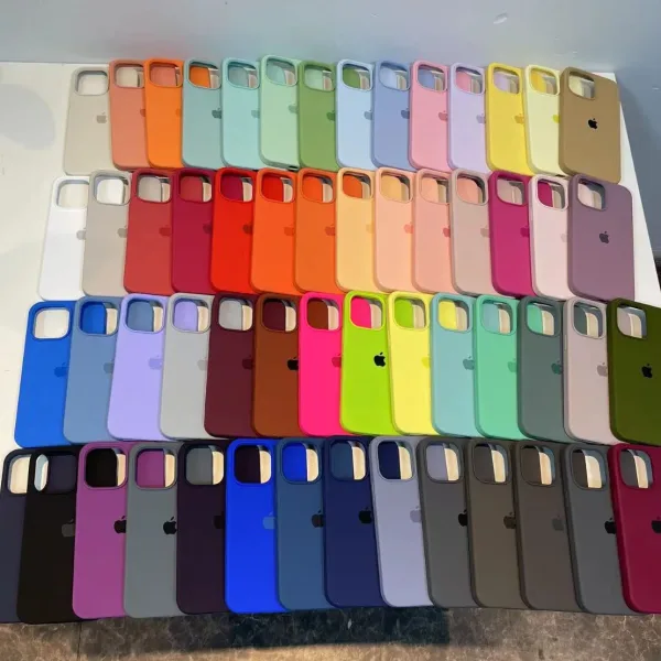 Imagen Del Producto Funda De Silicona Líquida Original Para Iphone: Protección Y Estilo En Un Solo Producto | Compra Online En Tiendafiable