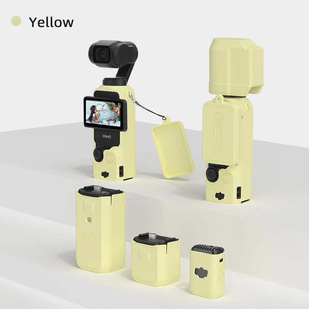 Funda Para Dji Osmo Pocket 3, Funda Protectora De Silicona, Accesorios De Carcasa De Cámara
