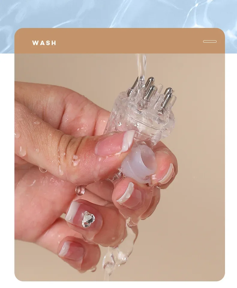 Aplicador De Cuero Cabelludo: Peine Líquido Para Un Cabello Saludable
