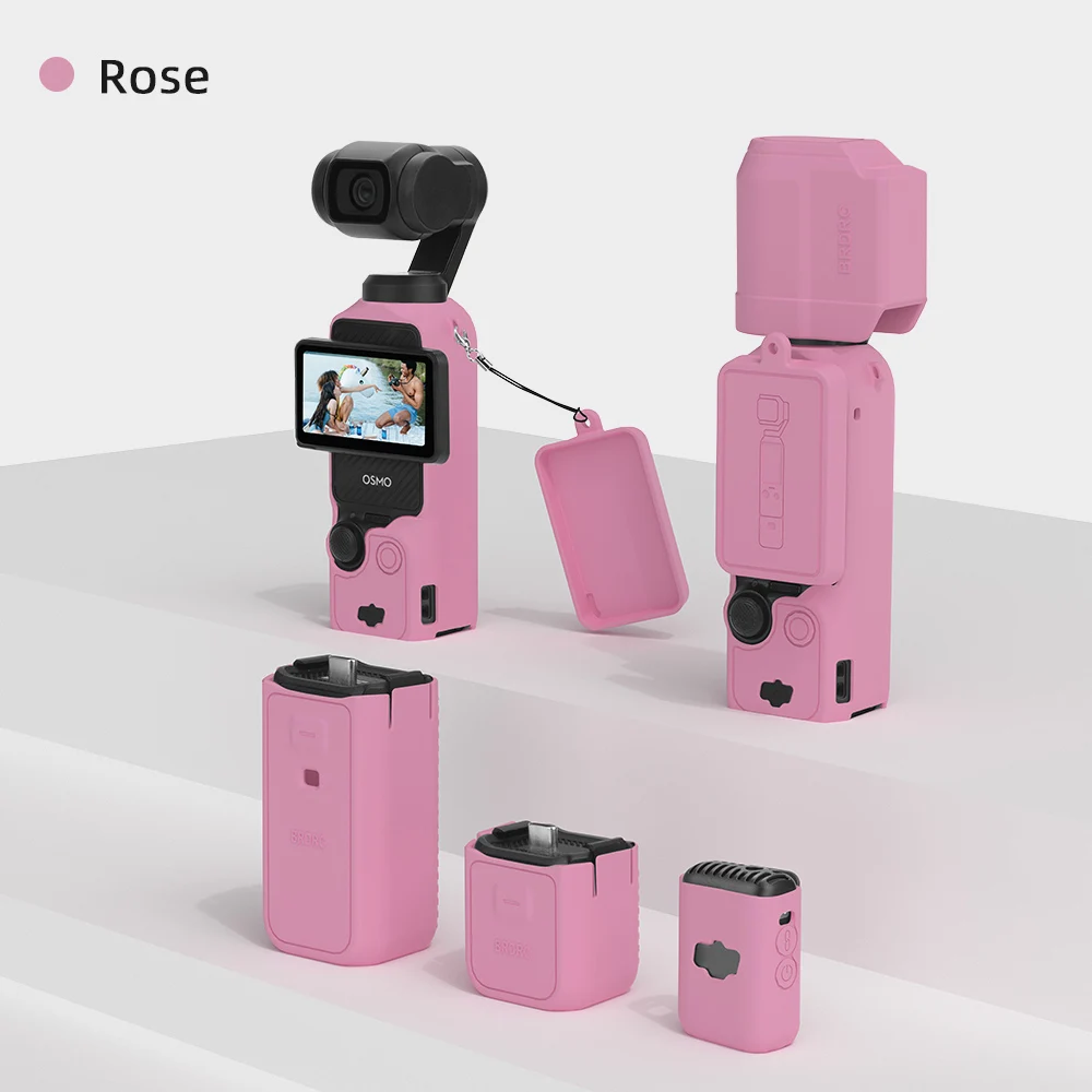Funda Para Dji Osmo Pocket 3, Funda Protectora De Silicona, Accesorios De Carcasa De Cámara