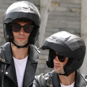 Imagen del producto Casco de motocicleta de doble lente | Compra online en Tiendafiable
