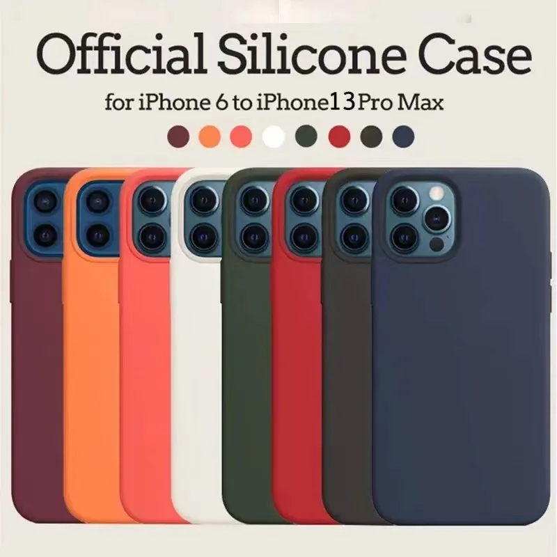 Funda De Silicona Líquida Original Para Iphone: Protección Y Estilo En Un Solo Producto