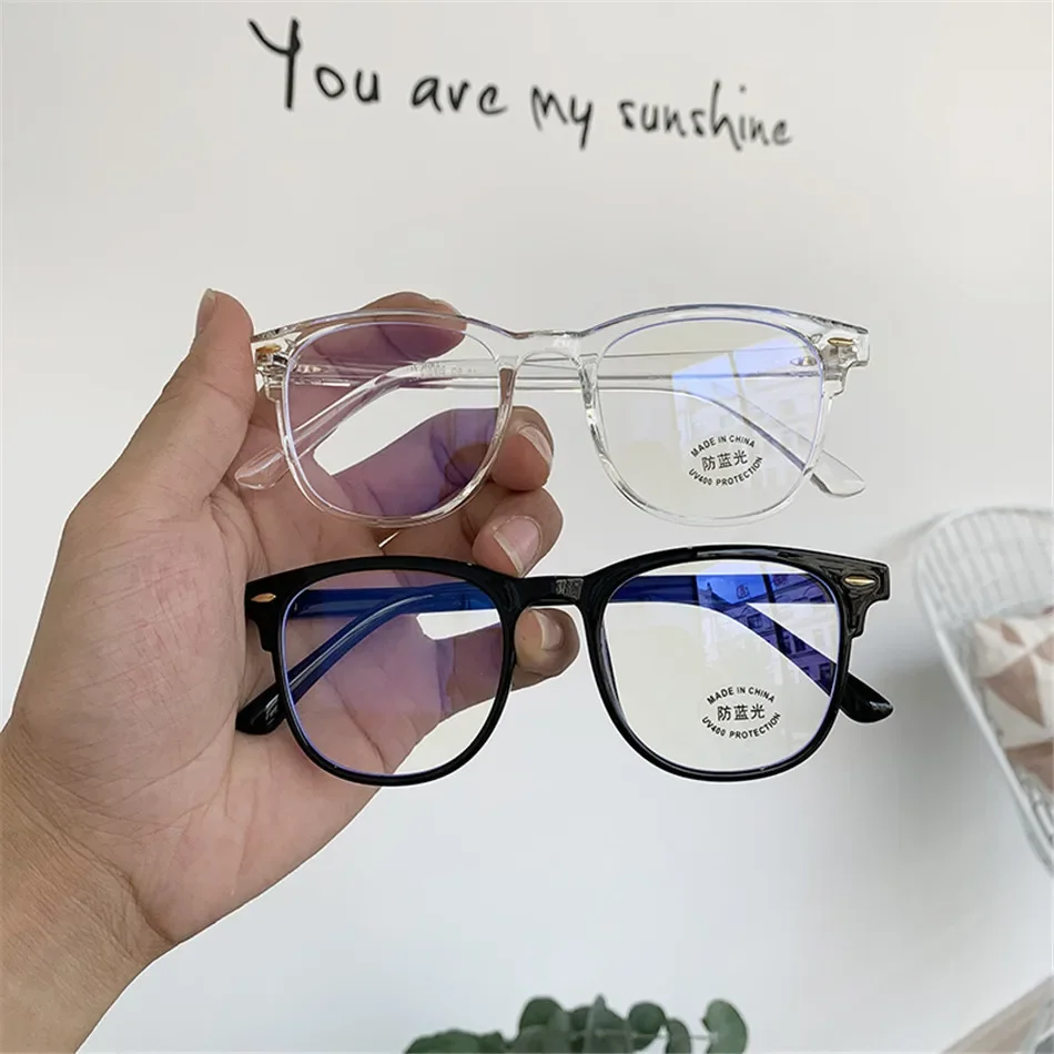 Montura De Gafas De Ordenador Transparente Clásica Para Hombre Y Mujer