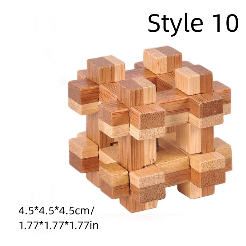 Nuevo Kong Ming Lock Lu Ban Lock Iq Rompecabezas
