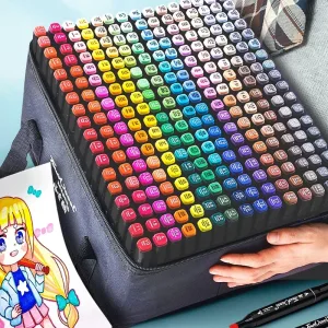 Imagen del producto Juego de plumones de arte aceitoso de doble cabeza | Compra online en Tiendafiable