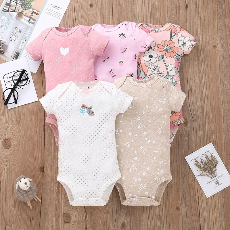 Monos Para Bebés Para Niños Y Niñas, Ropa De Algodón De Manga Corta Para Niños De 6 A 24 Meses