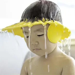 Imagen del producto gorro ajustable para lavar el cabello para niños, protege la cubierta de la cabeza | Compra online en Tiendafiable