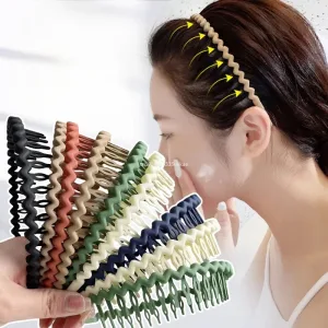 Imagen Del Producto Diademas Onduladas De Color Sólido: Estilo Y Elegancia | Compra Online En Tiendafiable
