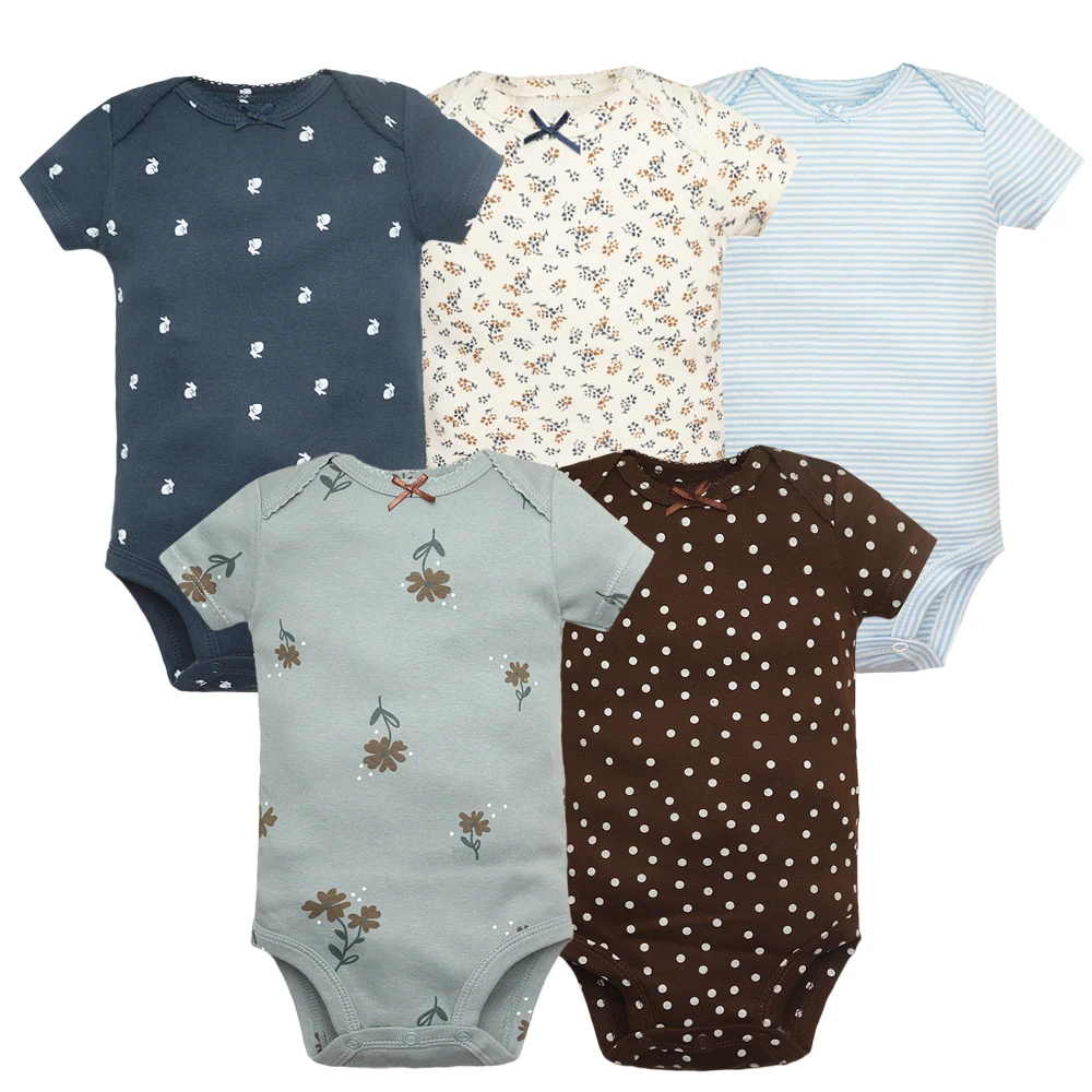 Monos Para Bebés Para Niños Y Niñas, Ropa De Algodón De Manga Corta Para Niños De 6 A 24 Meses