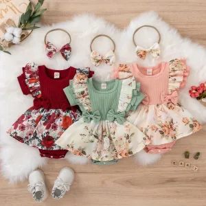 Imagen del producto Vestido de verano para niña con lazo, vestido de algodón para recién nacido | Compra online en Tiendafiable
