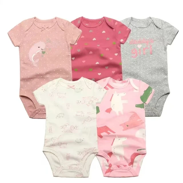 Monos Para Bebés Para Niños Y Niñas, Ropa De Algodón De Manga Corta Para Niños De 6 A 24 Meses