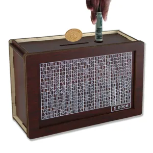 Imagen Del Producto Caja De Madera Para Guardar Tus Ahorros | Compra Online En Tiendafiable