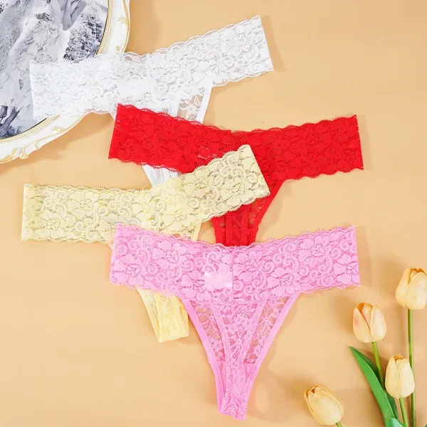 Imagen Del Producto Bragas Florales De Encaje Para Mujer | Compra Online En Tiendafiable