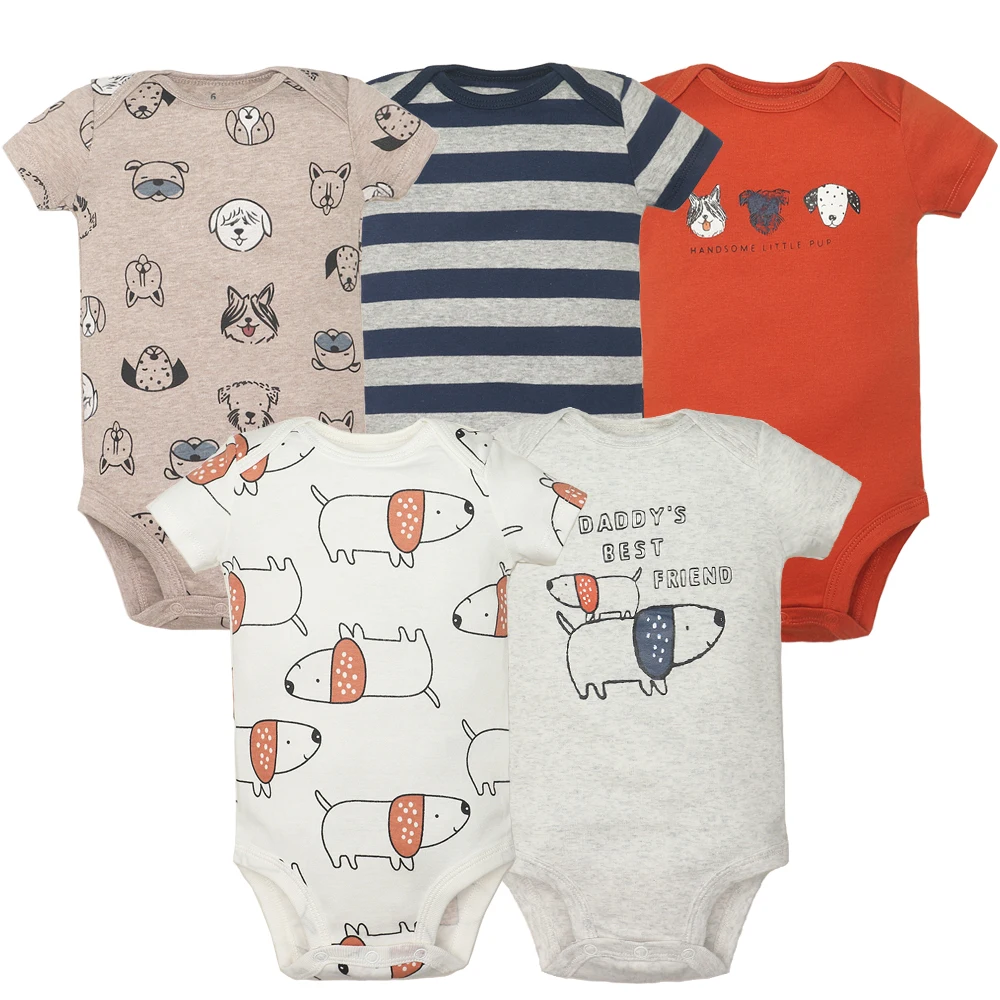 Monos Para Bebés Para Niños Y Niñas, Ropa De Algodón De Manga Corta Para Niños De 6 A 24 Meses