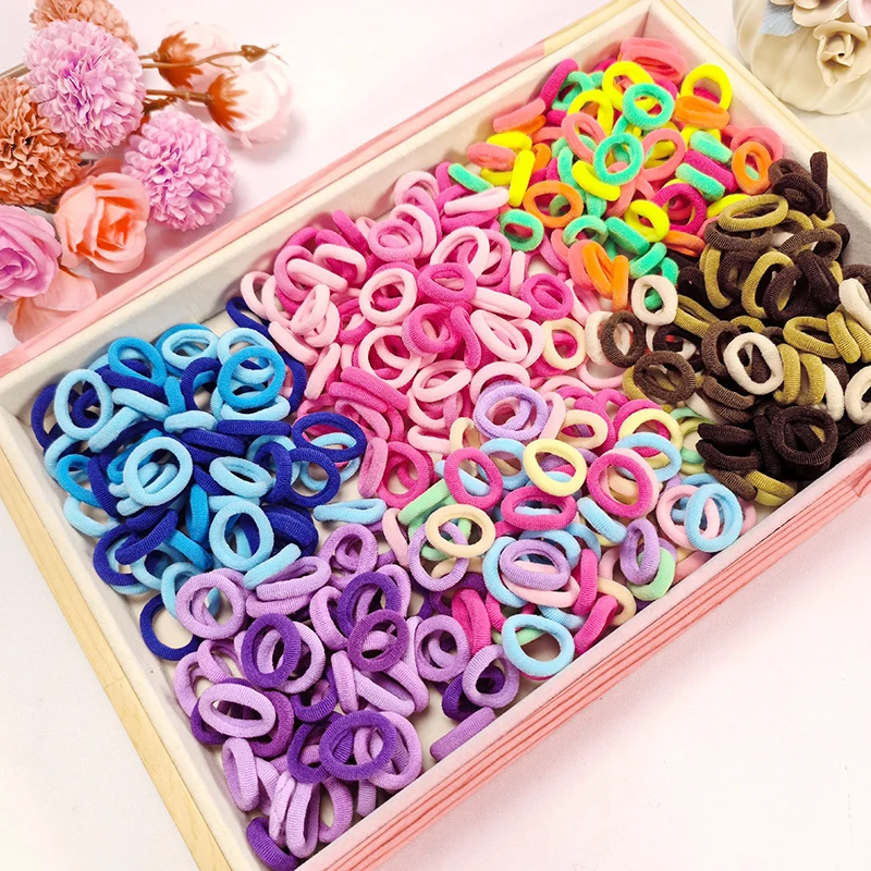 Coloridas Bandas Elásticas Para Peinados Divertidos De Niñas