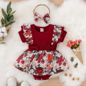 Imagen del producto Vestido de verano para niña con lazo, vestido de algodón para recién nacido | Compra online en Tiendafiable