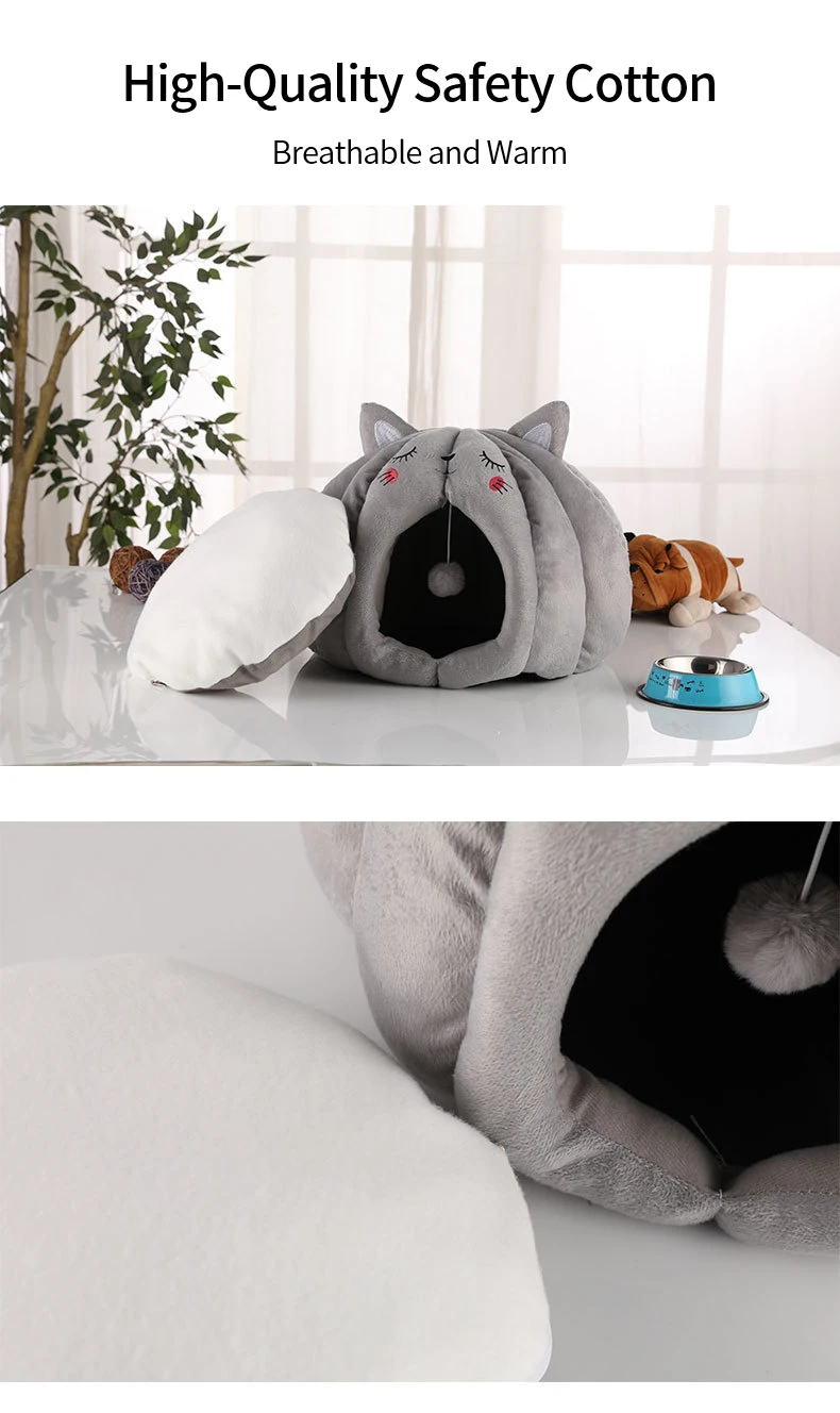 El Descanso Ideal: Cama Ultra Suave Y Acogedora Para Tu Gato