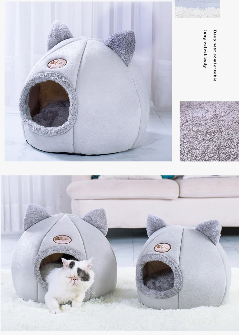 El Descanso Ideal: Cama Ultra Suave Y Acogedora Para Tu Gato